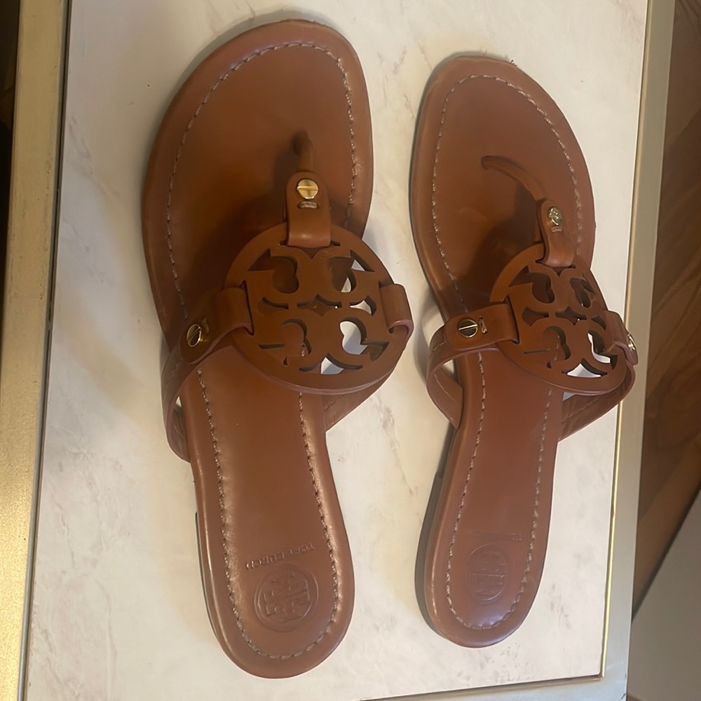 Tory Burch Camel Sandal